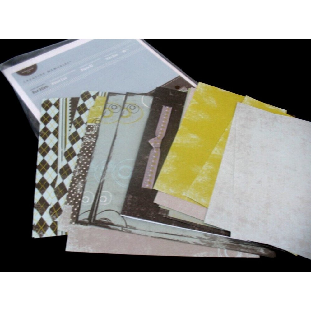 Creative Memories Paper Album Kit - For Him 1 kit